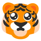 Tigergesicht + bettelndes Gesicht
