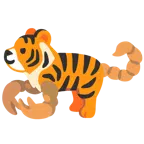 Tigergesicht + Skorpion