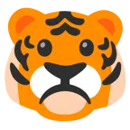 Tigergesicht + düsteres Gesicht