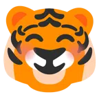 Tigergesicht + lächelndes Gesicht