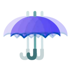 schlagendes Herz + Regenschirm