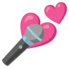 dos corazones + micrófono