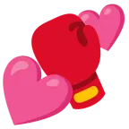 dos corazones + guante de boxeo