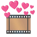 Herz mit Pfeil + Filmstreifen