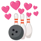 Herz mit Pfeil + Bowling