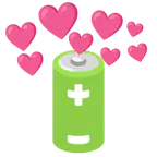 Herz mit Pfeil + Batterie