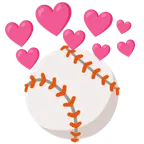Herz mit Pfeil + Baseball