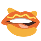 labio mordido + perrito caliente
