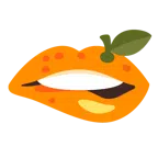 labio mordido + mandarina