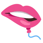 labio mordido + globo