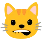 labio mordido + cara de gato