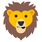 labio mordido + león