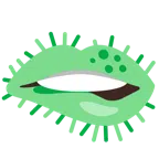labio mordido + microbio