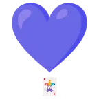 exclamación de corazón + comodín