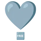 exclamación de corazón + botón FREE