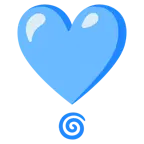 exclamación de corazón + ciclón