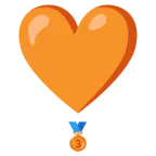 exclamación de corazón + medalla de bronce
