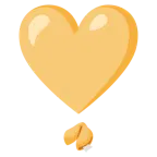 exclamación de corazón + galleta de la fortuna