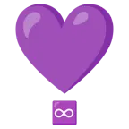 exclamación de corazón + infinito