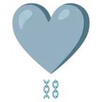 exclamación de corazón + cadenas