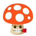 Fliegenpilz + Rose