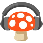 Fliegenpilz + Kopfhörer