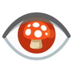 Fliegenpilz + Auge
