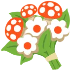 Fliegenpilz + Blumenstrauß
