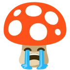 Fliegenpilz + heulendes Gesicht