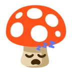 Fliegenpilz + schlafendes Gesicht