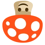 Fliegenpilz + umgekehrtes Gesicht