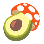 Fliegenpilz + Avocado
