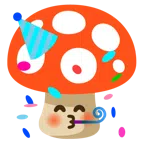 Fliegenpilz + Partygesicht