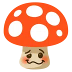 Fliegenpilz + schwindeliges Gesicht