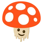 Fliegenpilz + schmelzendes Gesicht