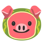 แตงโม + หน้าหมู