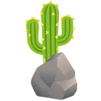 Felsen + Kaktus