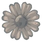 Felsen + gelbe Blüte