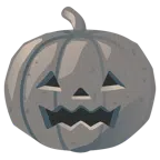 Felsen + Halloweenkürbis