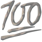 Felsen + 100 Punkte