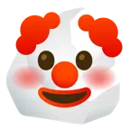 Felsen + Clown-Gesicht