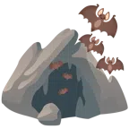Felsen + Fledermaus