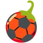 pallone da calcio + peperoncino