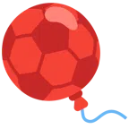 pallone da calcio + palloncino