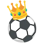 pallone da calcio + corona