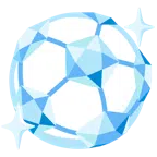 pallone da calcio + gemma