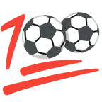 pallone da calcio + 100 punti