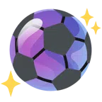 pallone da calcio + sfera di cristallo