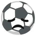 pallone da calcio + faccina delusa