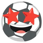 pallone da calcio + colpo di fulmine